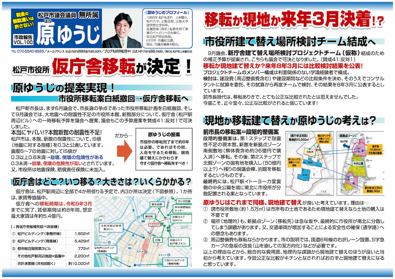 市政報告VOL100表